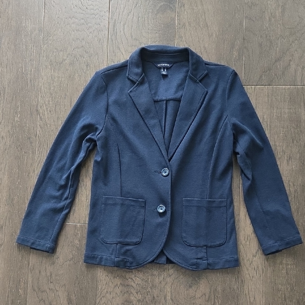 Lands' End Dark Blue Blazer